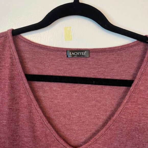 Eachyes red and Lace short sleeve top - Picture 2 of 8